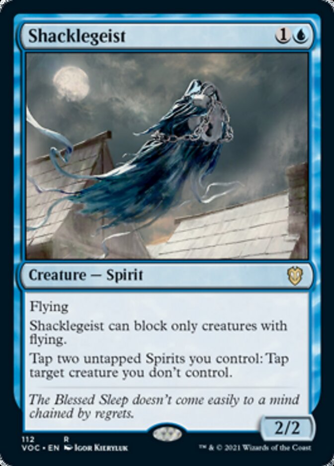 Shacklegeist [Innistrad: Crimson Vow Commander] Magic: The Gathering