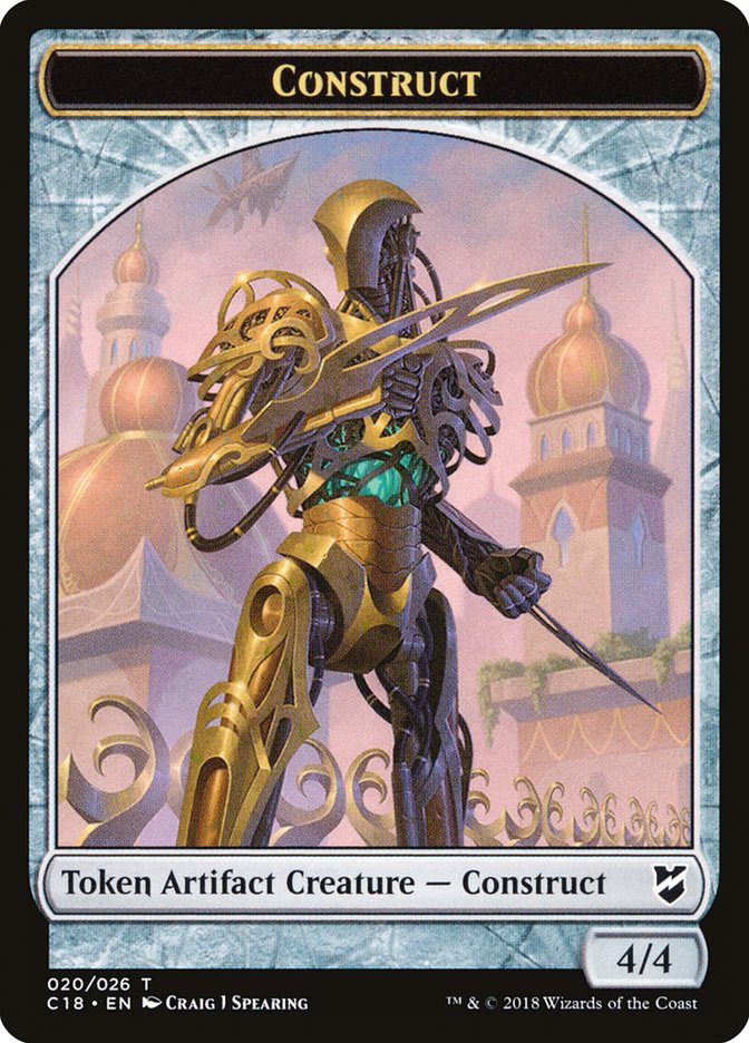 Construct Token (020/026) [Commander 2018 Tokens] Magic: The Gathering