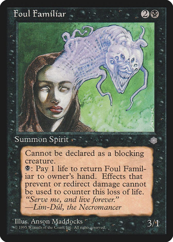 Foul Familiar [Ice Age] Magic: The Gathering