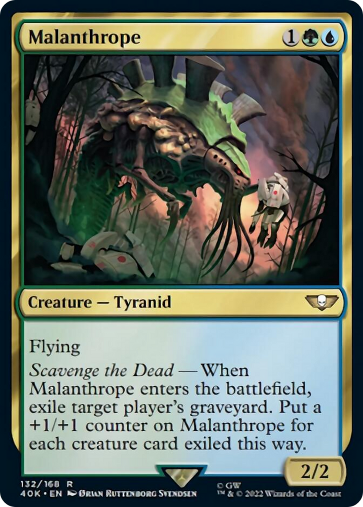 Malanthrope (Surge Foil) [Warhammer 40,000] Magic: The Gathering