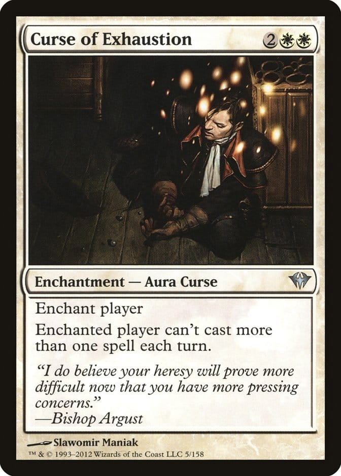 Curse of Exhaustion [Dark Ascension] Magic: The Gathering