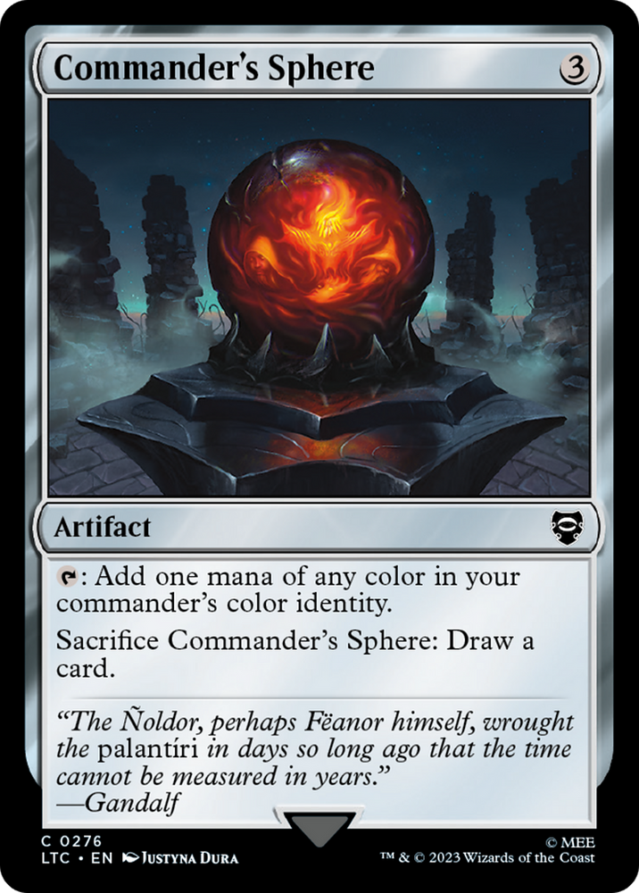 Commander's Sphere [The Lord of the Rings: Tales of Middle-Earth Commander] Magic: The Gathering