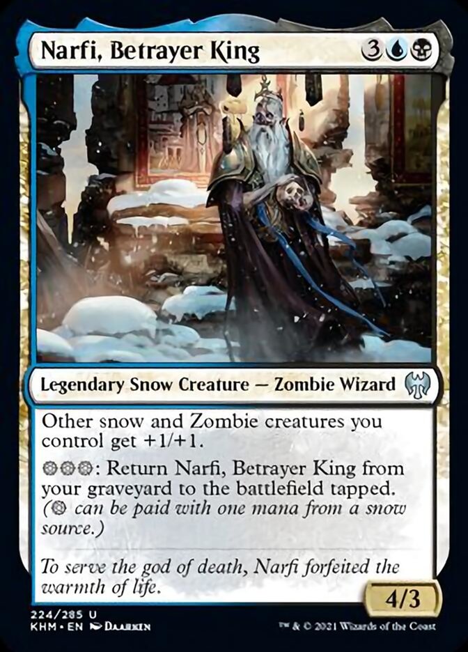 Narfi, Betrayer King [Kaldheim] Magic: The Gathering