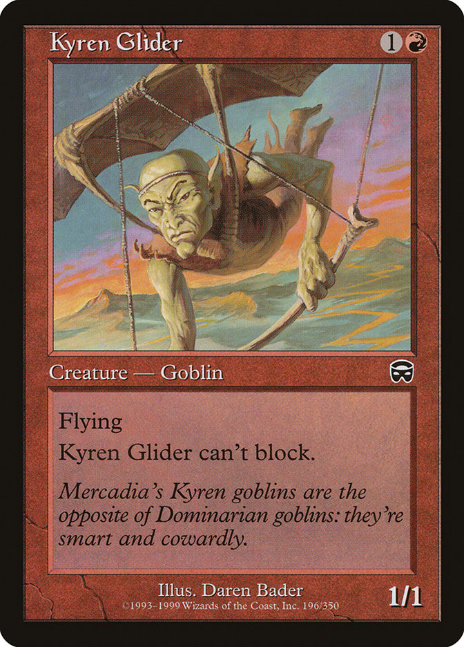 Kyren Glider [Mercadian Masques] Magic: The Gathering