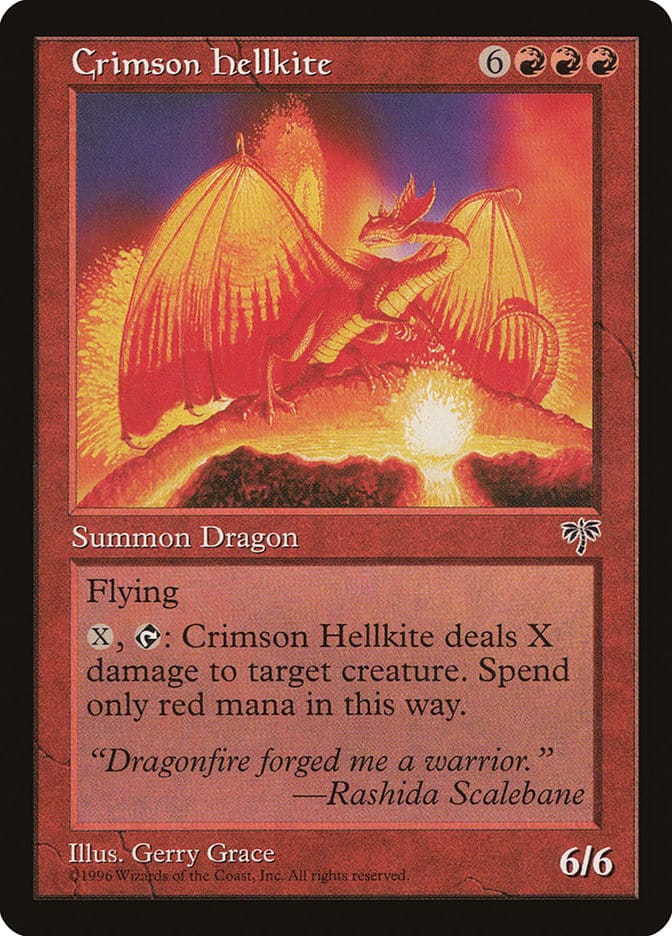 Crimson Hellkite [Mirage] Magic: The Gathering