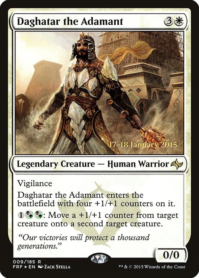 Daghatar the Adamant [Fate Reforged Prerelease Promos] Magic: The Gathering