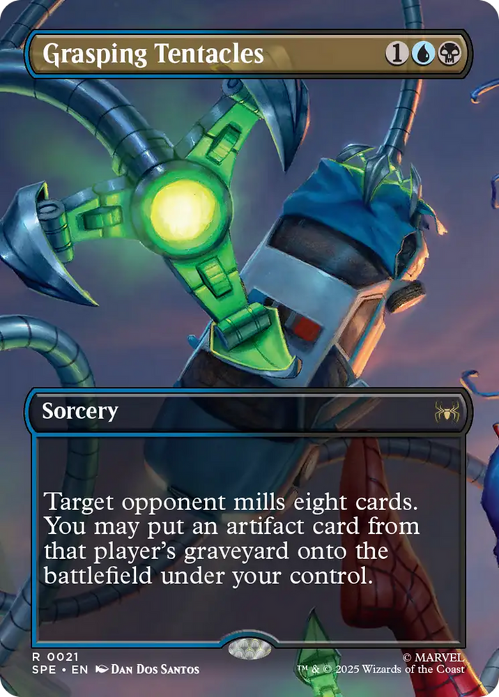 Grasping Tentacles (Borderless) [Marvel's Spider-Man: Eternal-Legal] Magic: The Gathering