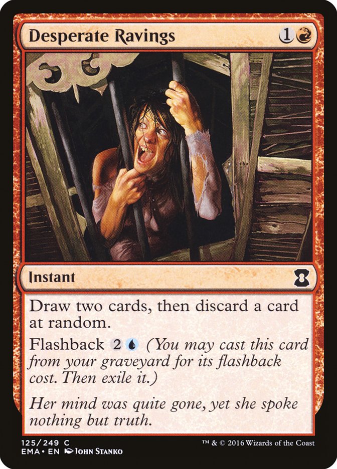 Desperate Ravings [Eternal Masters] Magic: The Gathering