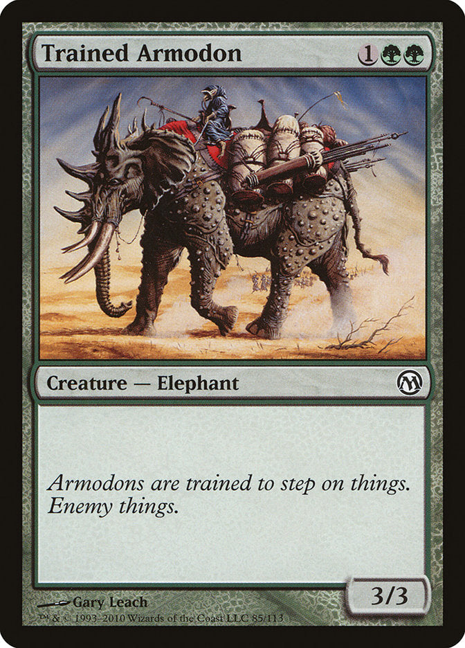 Trained Armodon [Duels of the Planeswalkers] Magic: The Gathering