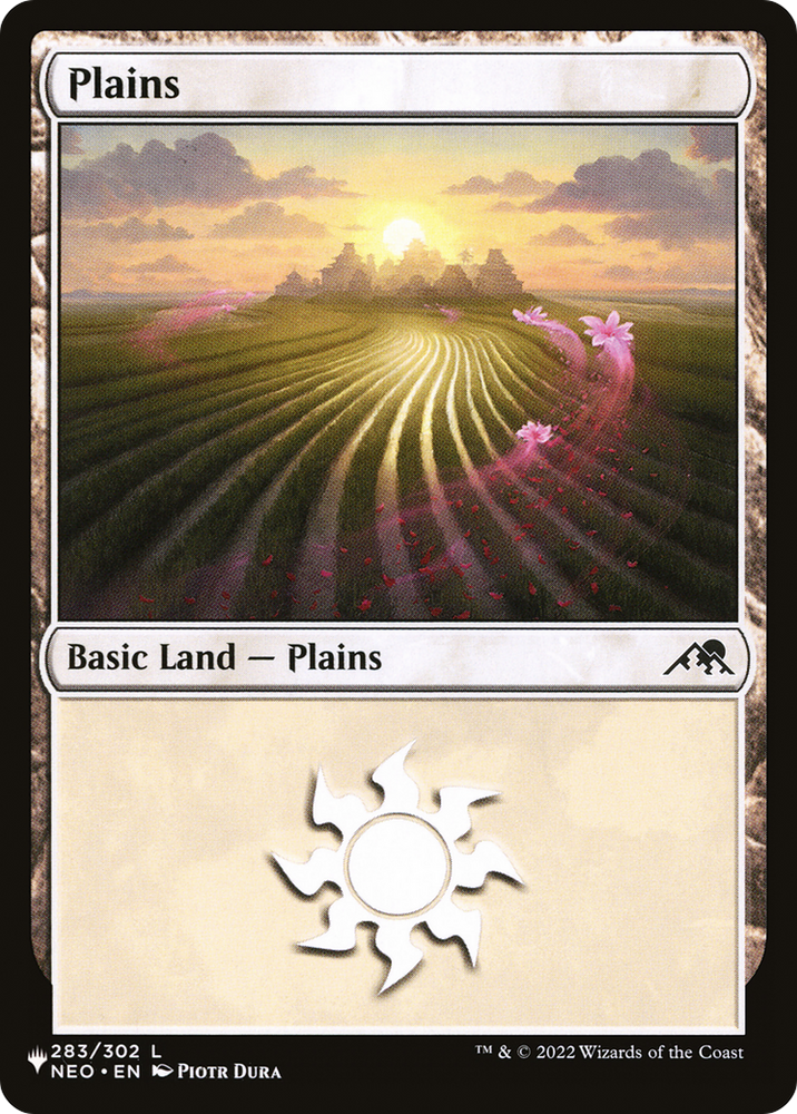 Plains (NEO) [The List] Magic: The Gathering