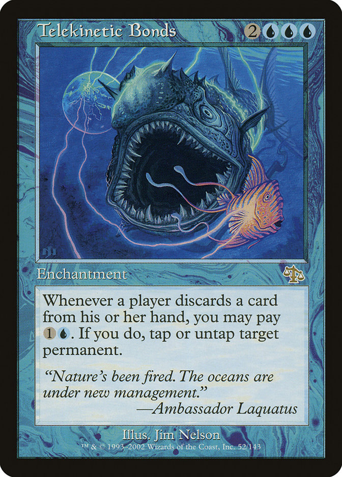 Telekinetic Bonds [Judgment] Magic: The Gathering