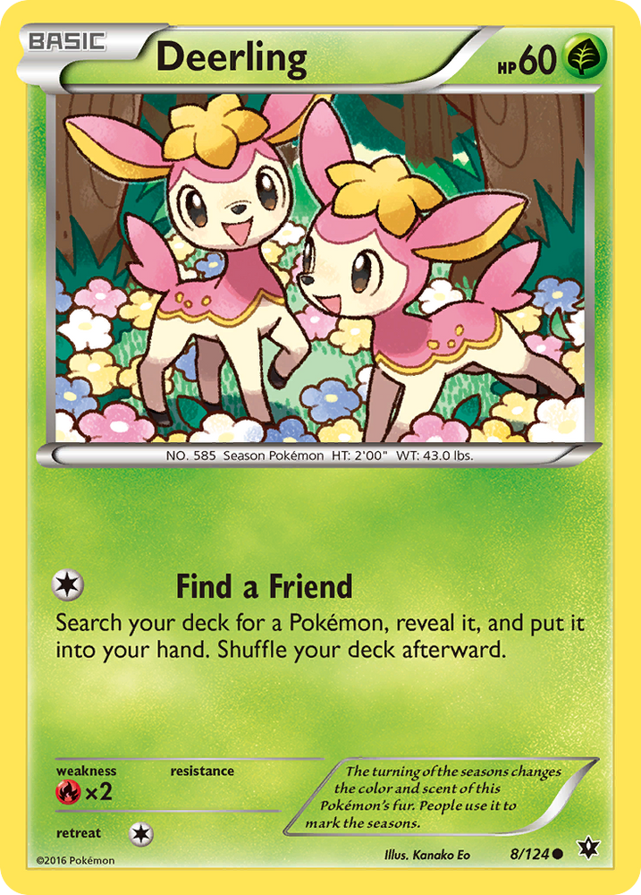 Deerling (8/124) [XY: Fates Collide] Pokémon