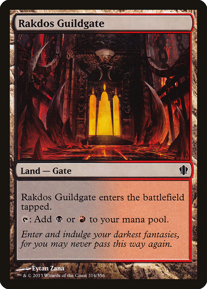 Rakdos Guildgate [Commander 2013] Magic: The Gathering