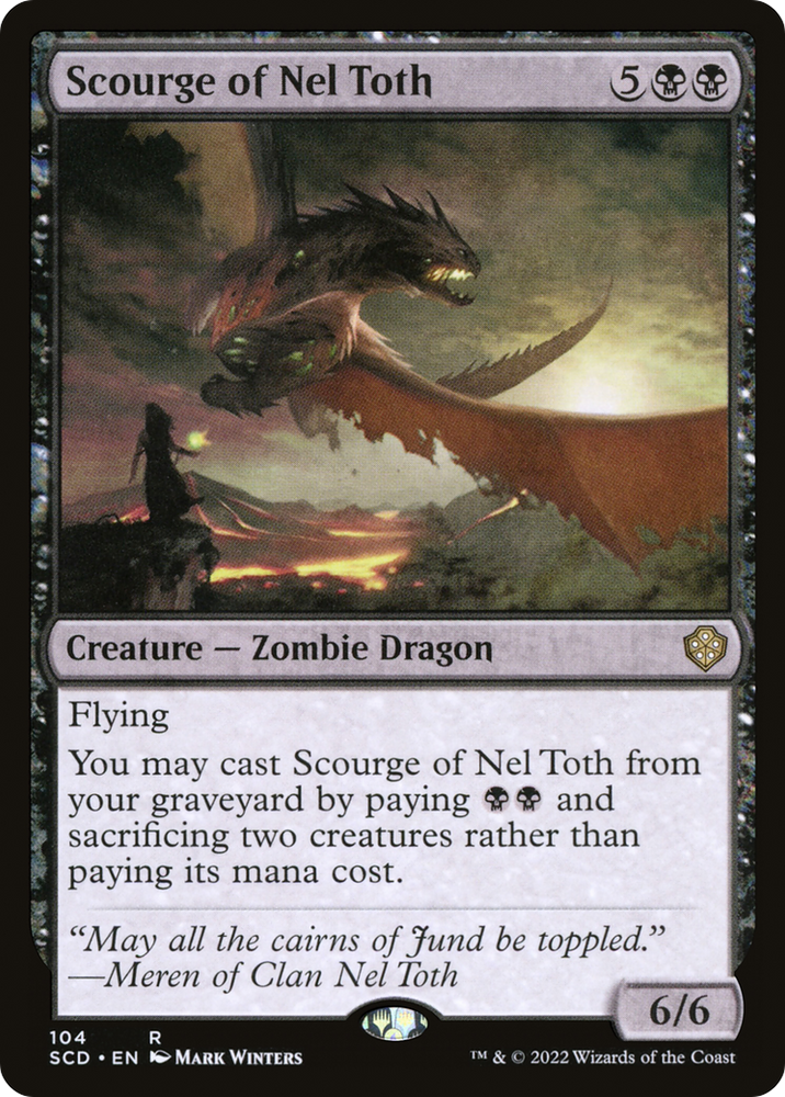 Scourge of Nel Toth [Starter Commander Decks] Magic: The Gathering