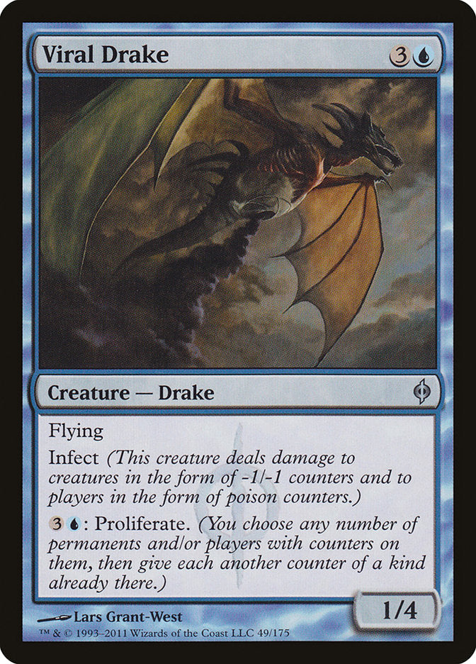 Viral Drake [New Phyrexia] Magic: The Gathering