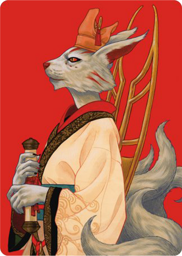 Pearl-Ear, Imperial Advisor Art Card [Modern Horizons 3 Art Series] Magic: The Gathering