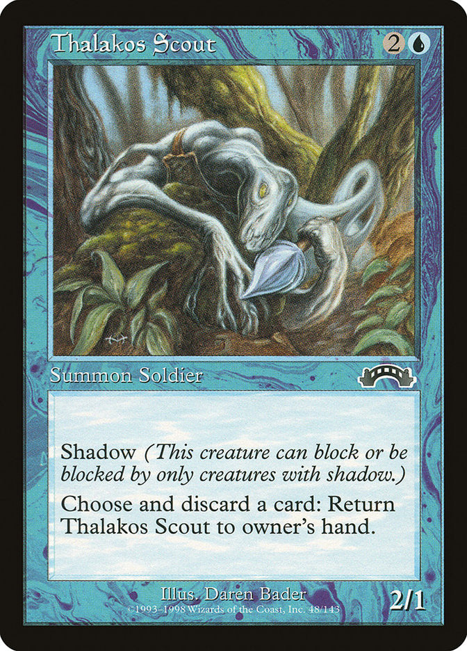 Thalakos Scout [Exodus] Magic: The Gathering