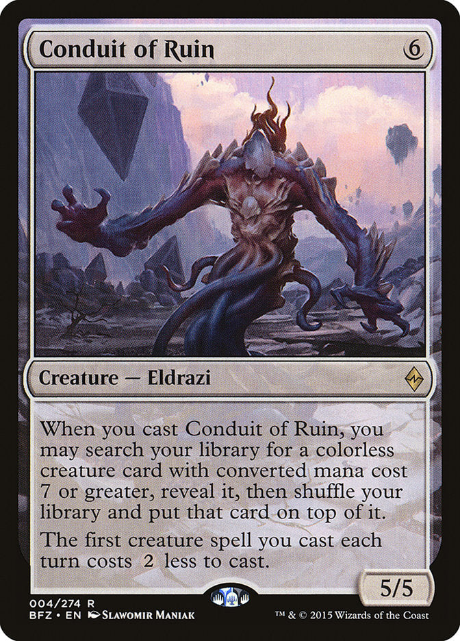 Conduit of Ruin [Battle for Zendikar] Magic: The Gathering