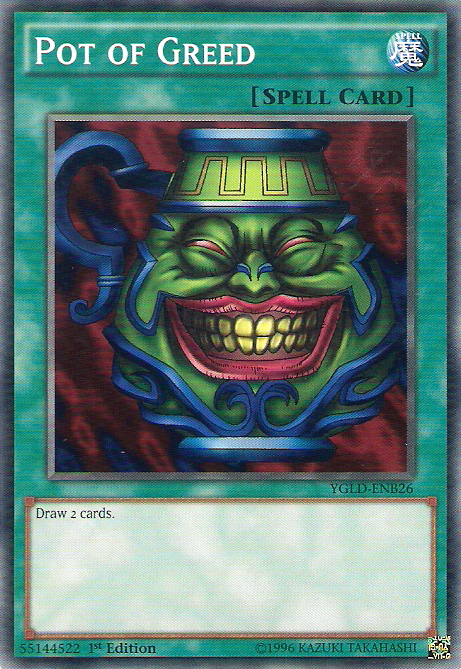 Pot of Greed [YGLD-ENB26] Common Yu-Gi-Oh!