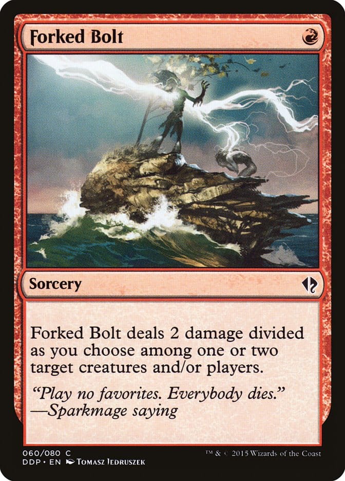 Forked Bolt [Duel Decks: Zendikar vs. Eldrazi] Magic: The Gathering
