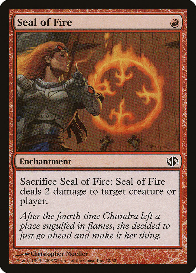 Seal of Fire [Duel Decks: Jace vs. Chandra] Magic: The Gathering