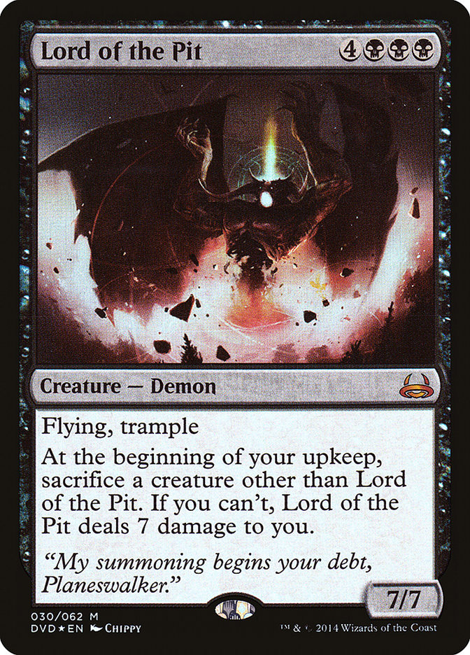 Lord of the Pit (Divine vs. Demonic) [Duel Decks Anthology] Magic: The Gathering