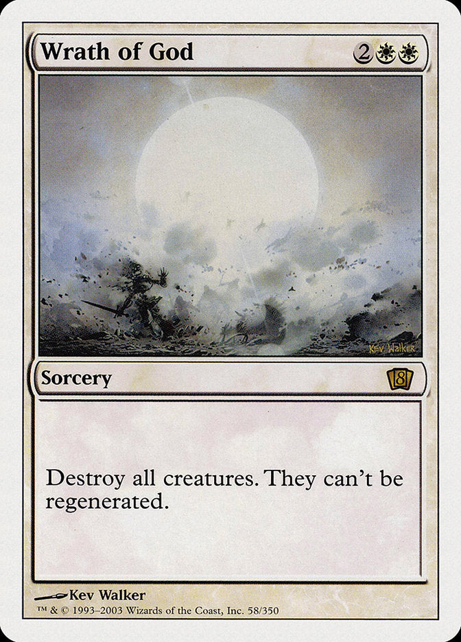 Wrath of God [Eighth Edition] Magic: The Gathering