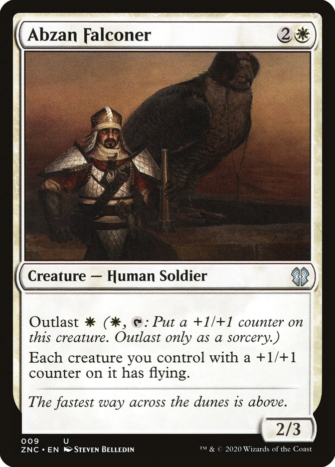 Abzan Falconer [Zendikar Rising Commander] Magic: The Gathering