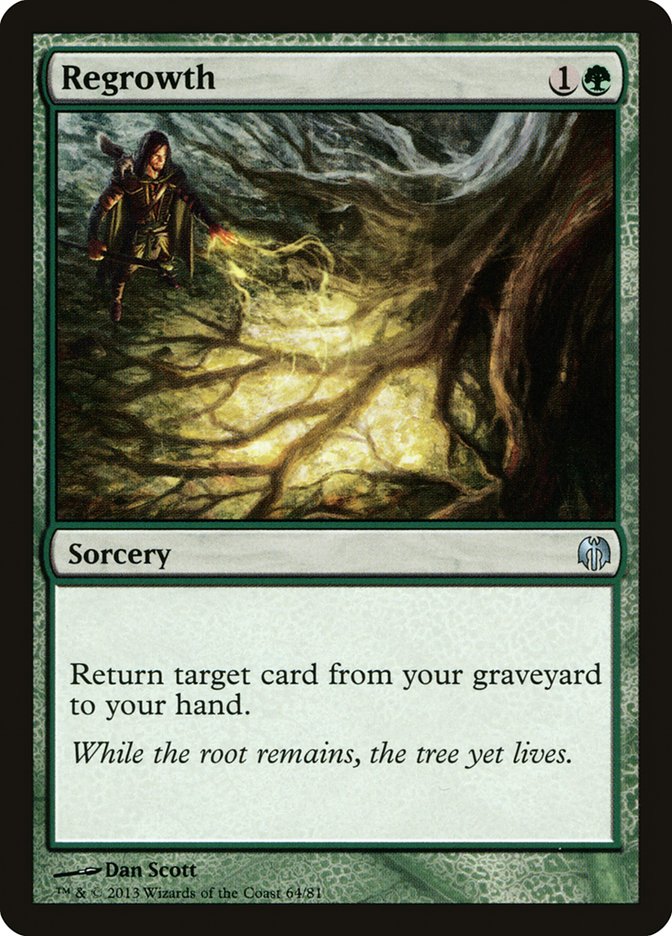 Regrowth [Duel Decks: Heroes vs. Monsters] Magic: The Gathering
