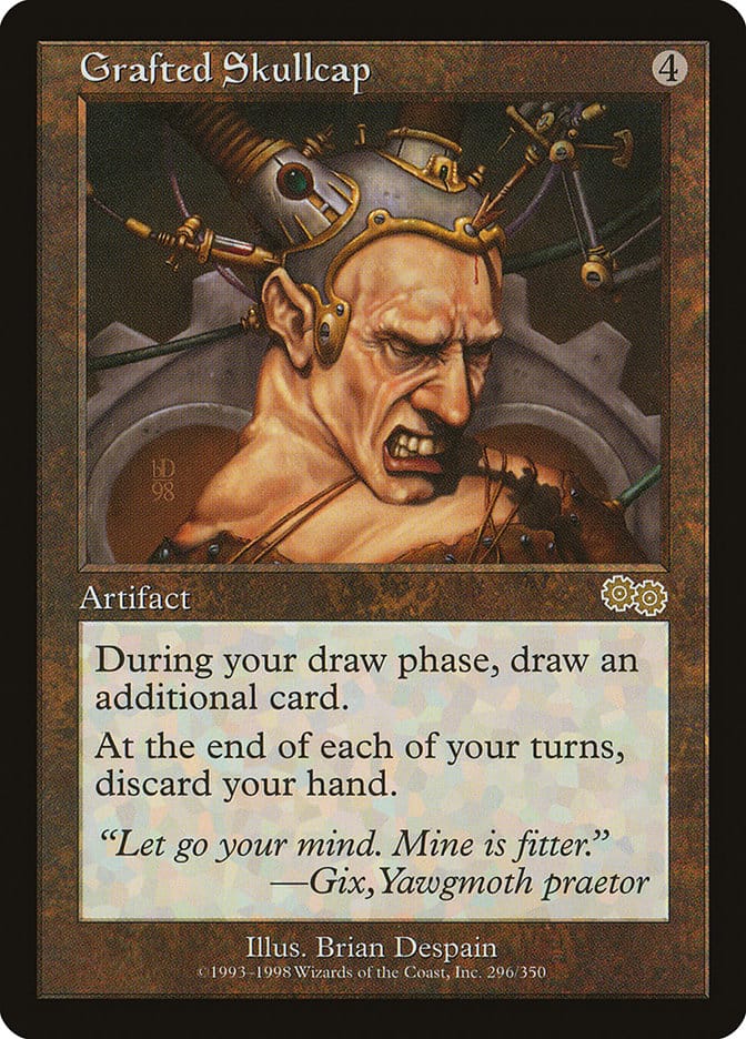 Grafted Skullcap [Urza's Saga] Magic: The Gathering