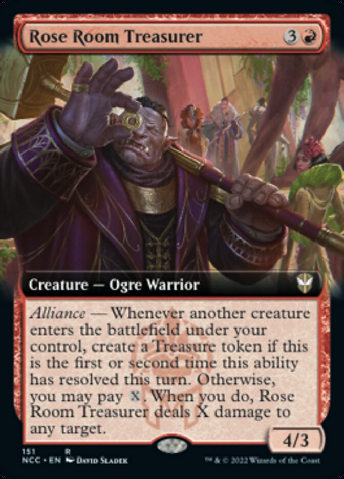 Rose Room Treasurer (Extended Art) [Streets of New Capenna Commander] Magic: The Gathering