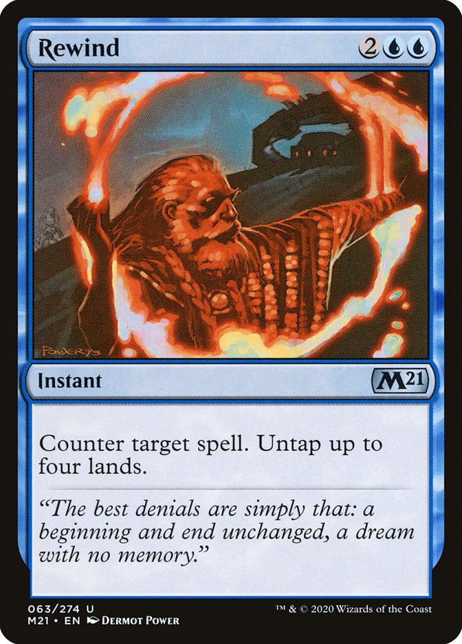 Rewind [Core Set 2021] Magic: The Gathering