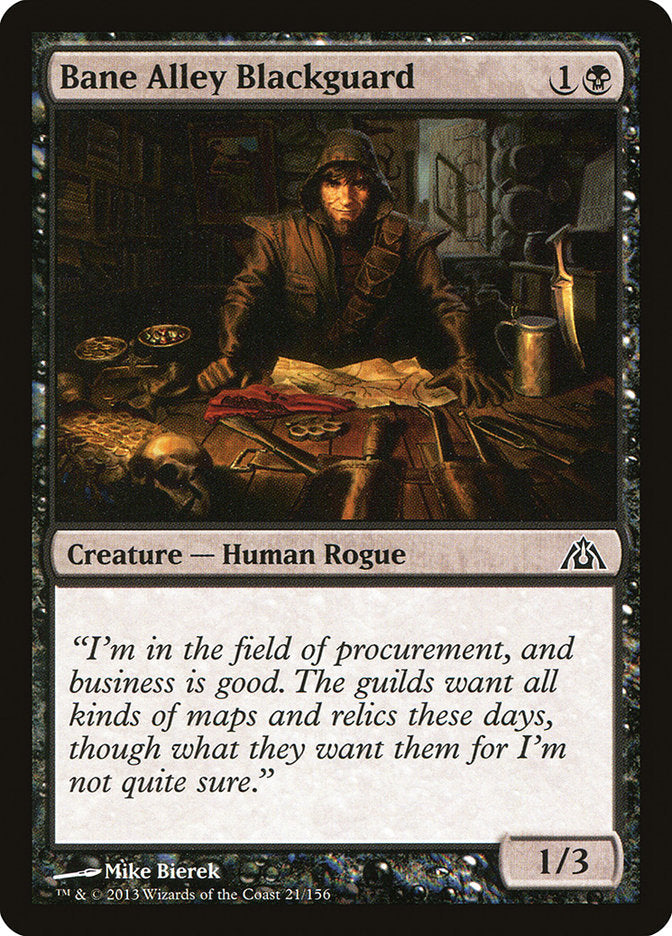 Bane Alley Blackguard [Dragon's Maze] Magic: The Gathering