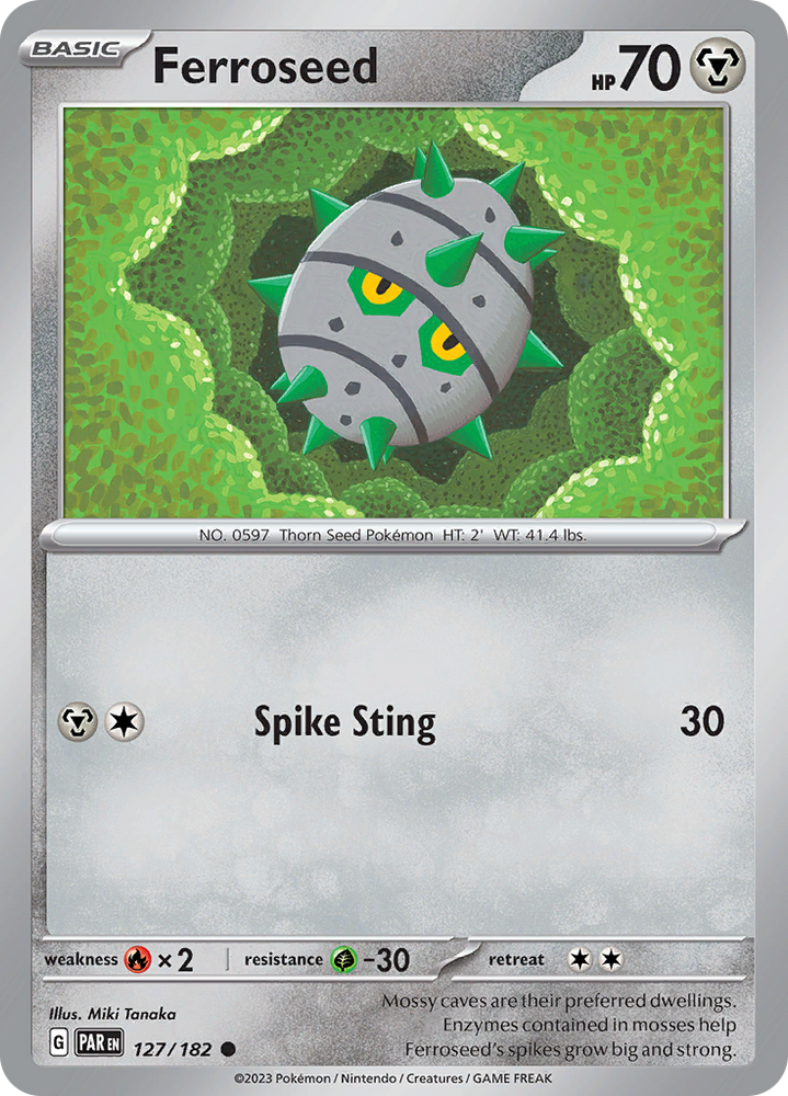 Ferroseed (127/182) [Scarlet & Violet: Paradox Rift] Pokémon