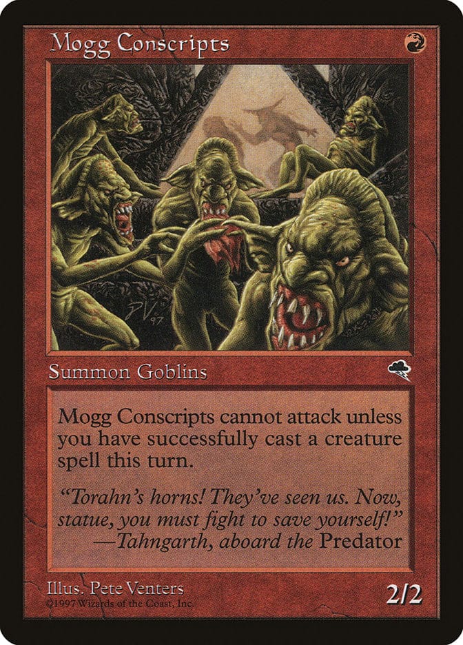 Mogg Conscripts [Tempest] Magic: The Gathering