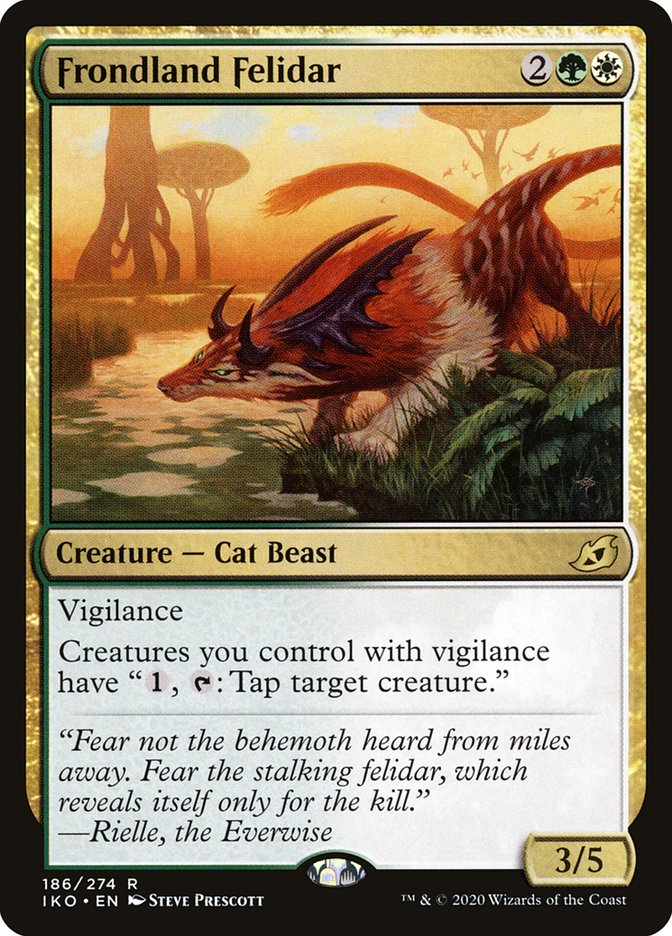 Frondland Felidar [Ikoria: Lair of Behemoths] Magic: The Gathering