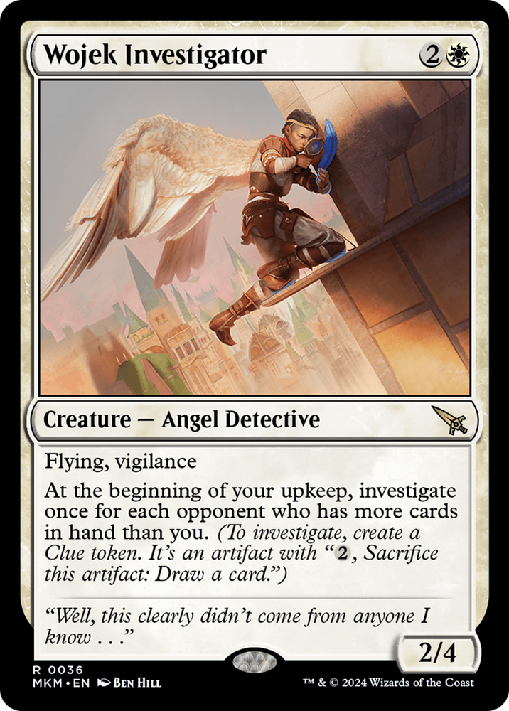 Wojek Investigator (Blue) [Murders at Karlov Manor] Magic: The Gathering