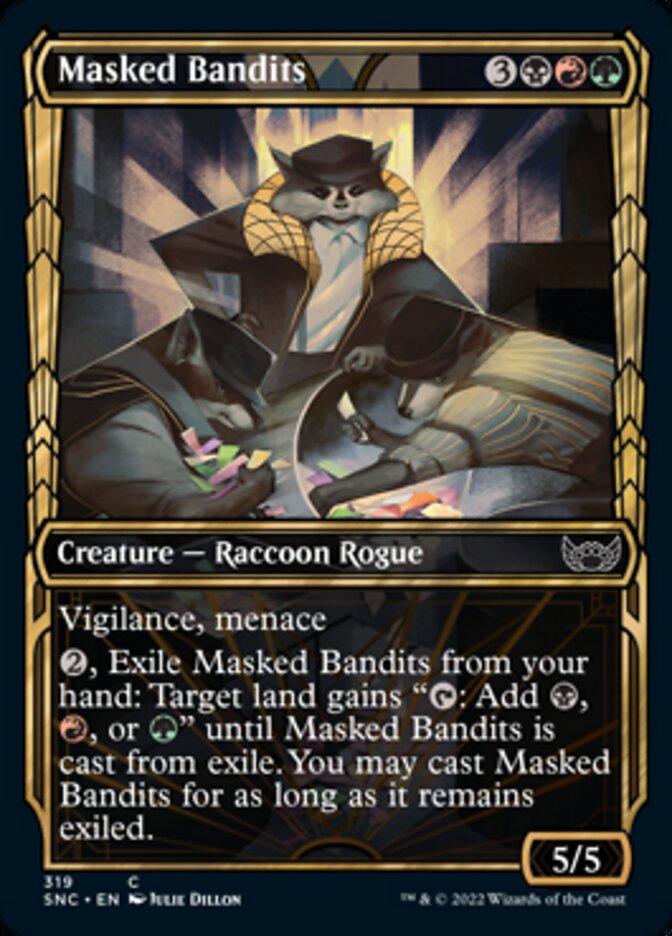 Masked Bandits (Showcase Golden Age) [Streets of New Capenna] Magic: The Gathering