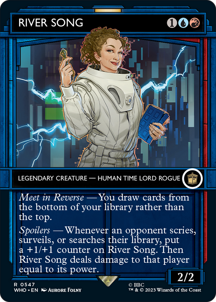 RIVER SONG (Showcase) [Doctor Who] Magic: The Gathering