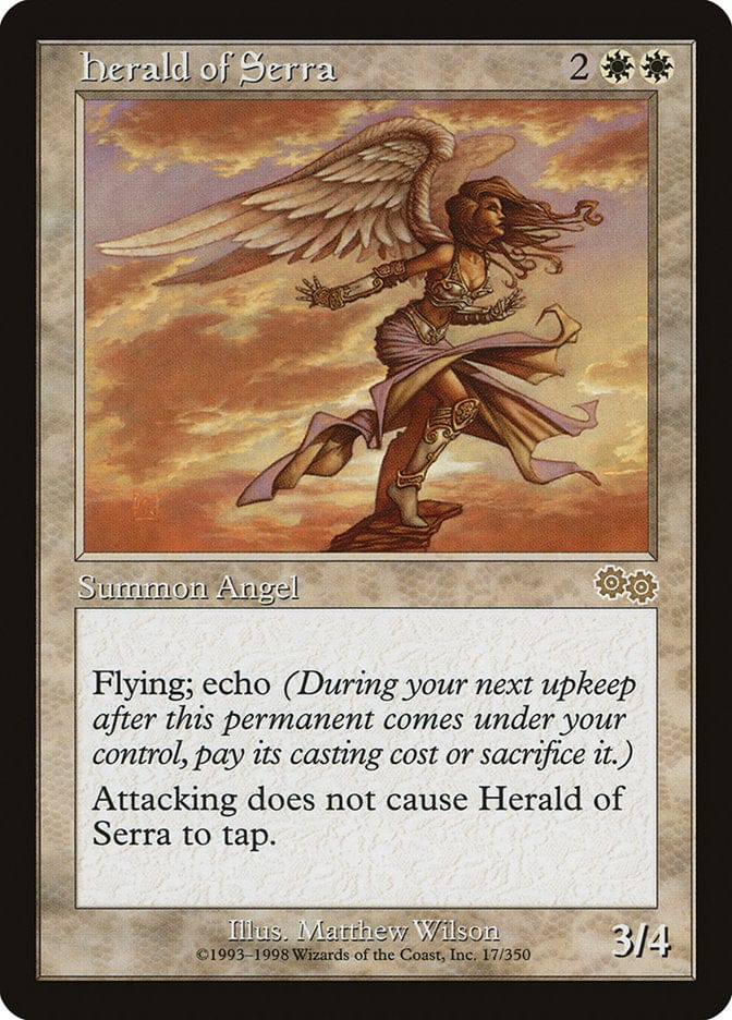 Herald of Serra [Urza's Saga] Magic: The Gathering
