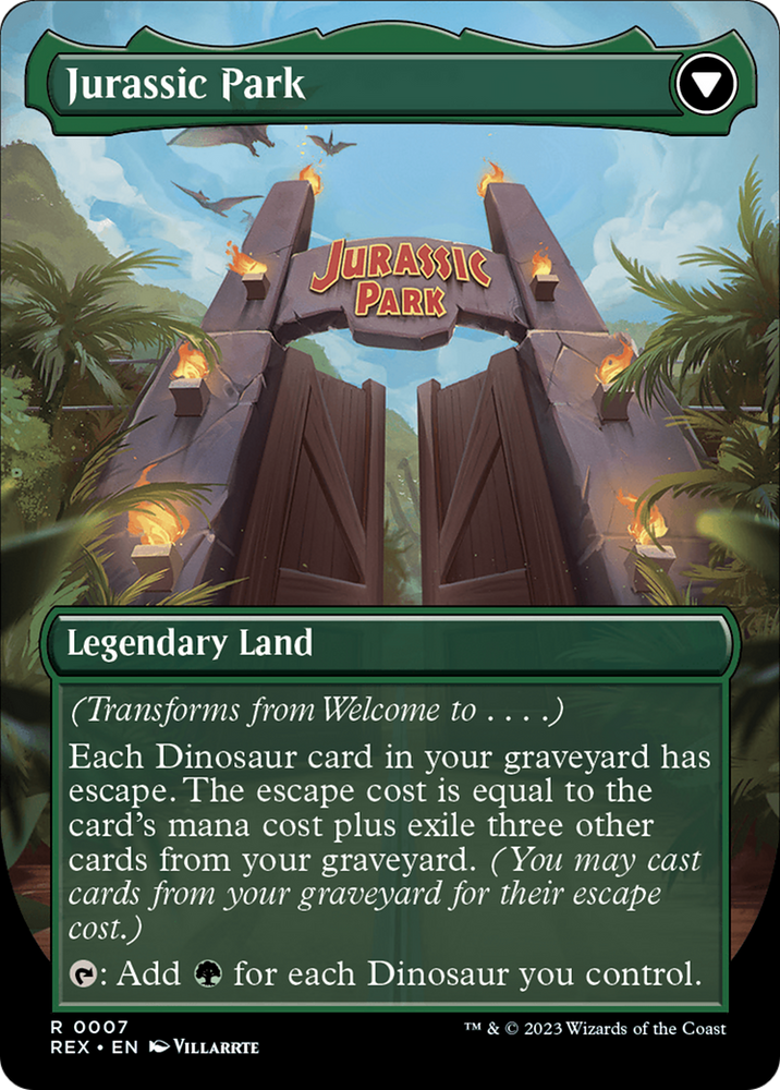 Welcome to... // Jurassic Park [Jurassic World Collection] Magic: The Gathering