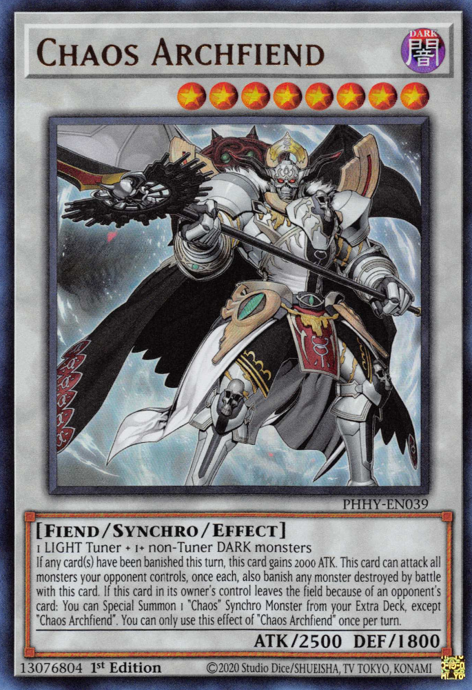 Chaos Archfiend [PHHY-EN039] Ultra Rare - Yugioh Cards For Your TCG Needs!