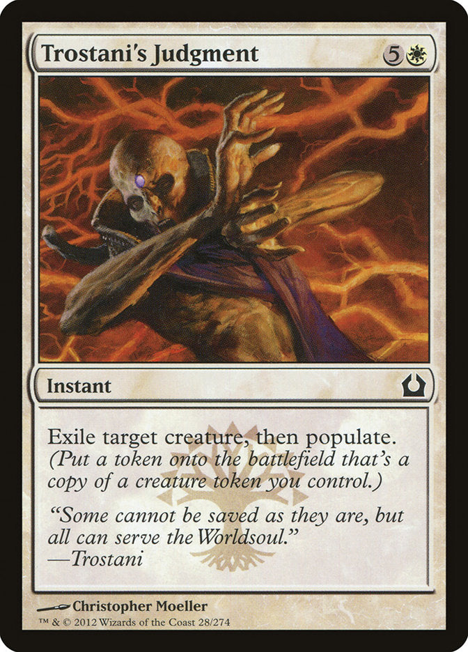 Trostani's Judgment [Return to Ravnica] Magic: The Gathering