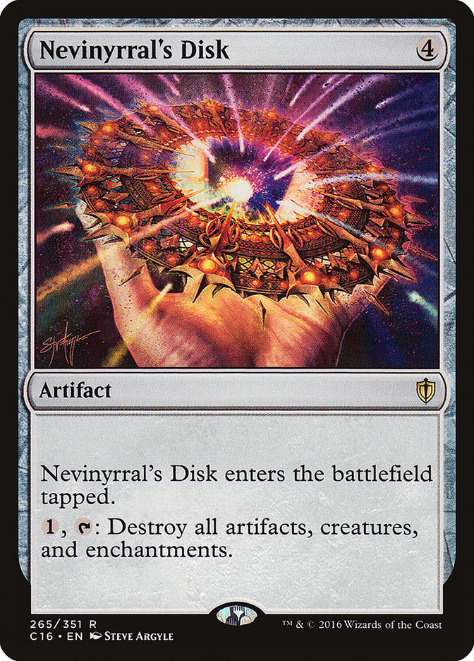 Nevinyrral's Disk [Commander 2016] Magic: The Gathering
