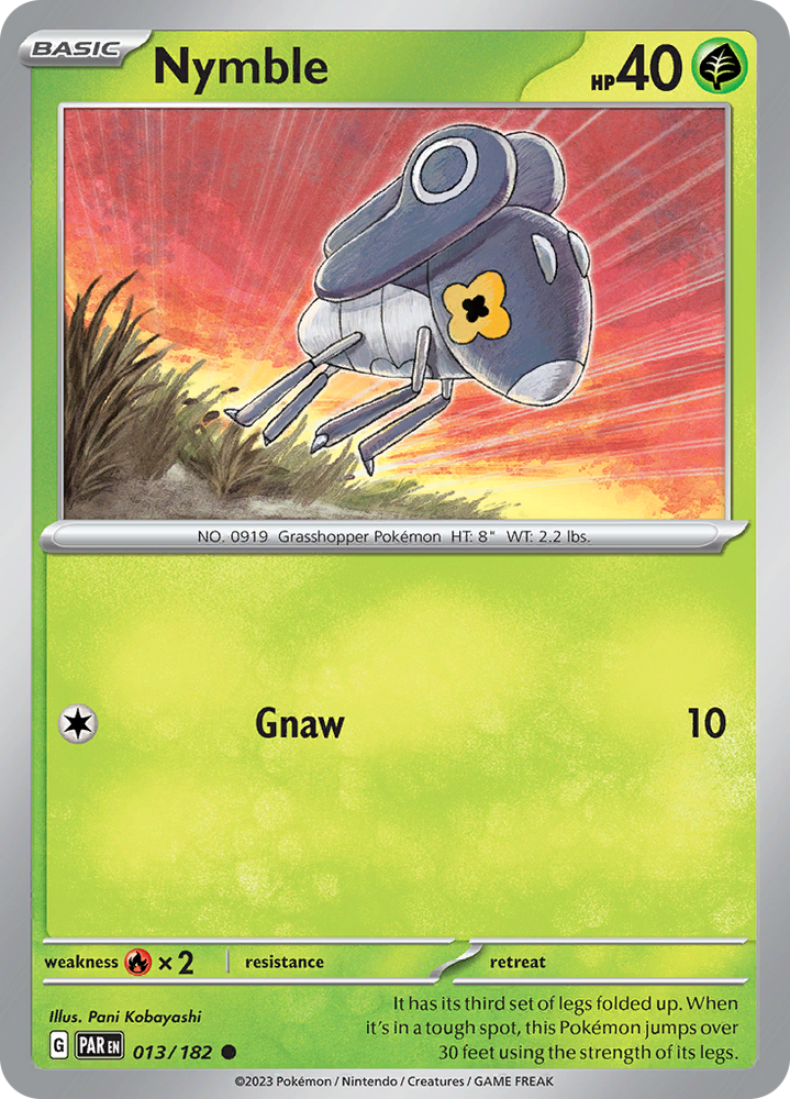 Nymble (013/182) [Scarlet & Violet: Paradox Rift] Pokémon