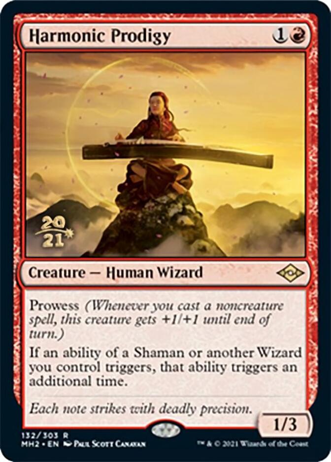 Harmonic Prodigy [Modern Horizons 2 Prerelease Promos] Magic: The Gathering