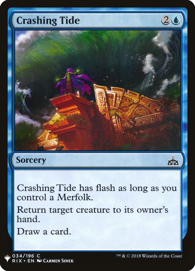 Crashing Tide [Mystery Booster] Magic: The Gathering