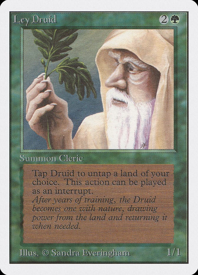 Ley Druid [Unlimited Edition] Magic: The Gathering
