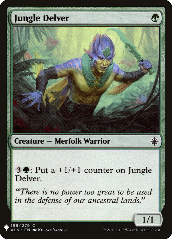 Jungle Delver [Mystery Booster] Magic: The Gathering