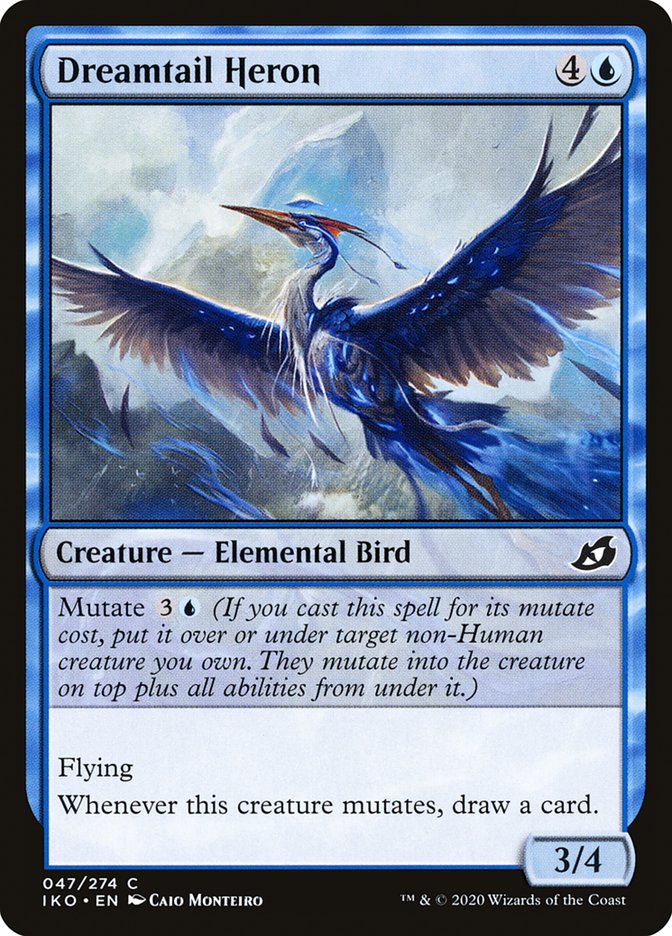Dreamtail Heron [Ikoria: Lair of Behemoths] Magic: The Gathering